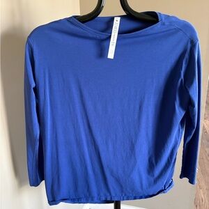 lululemon athletica Royal Blue Long Sleeve Top